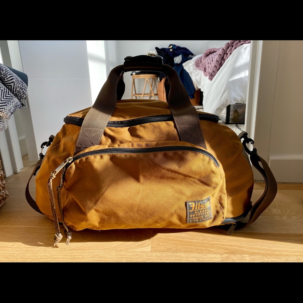 Filson Duffel Pack Bag in Whiskey Brown